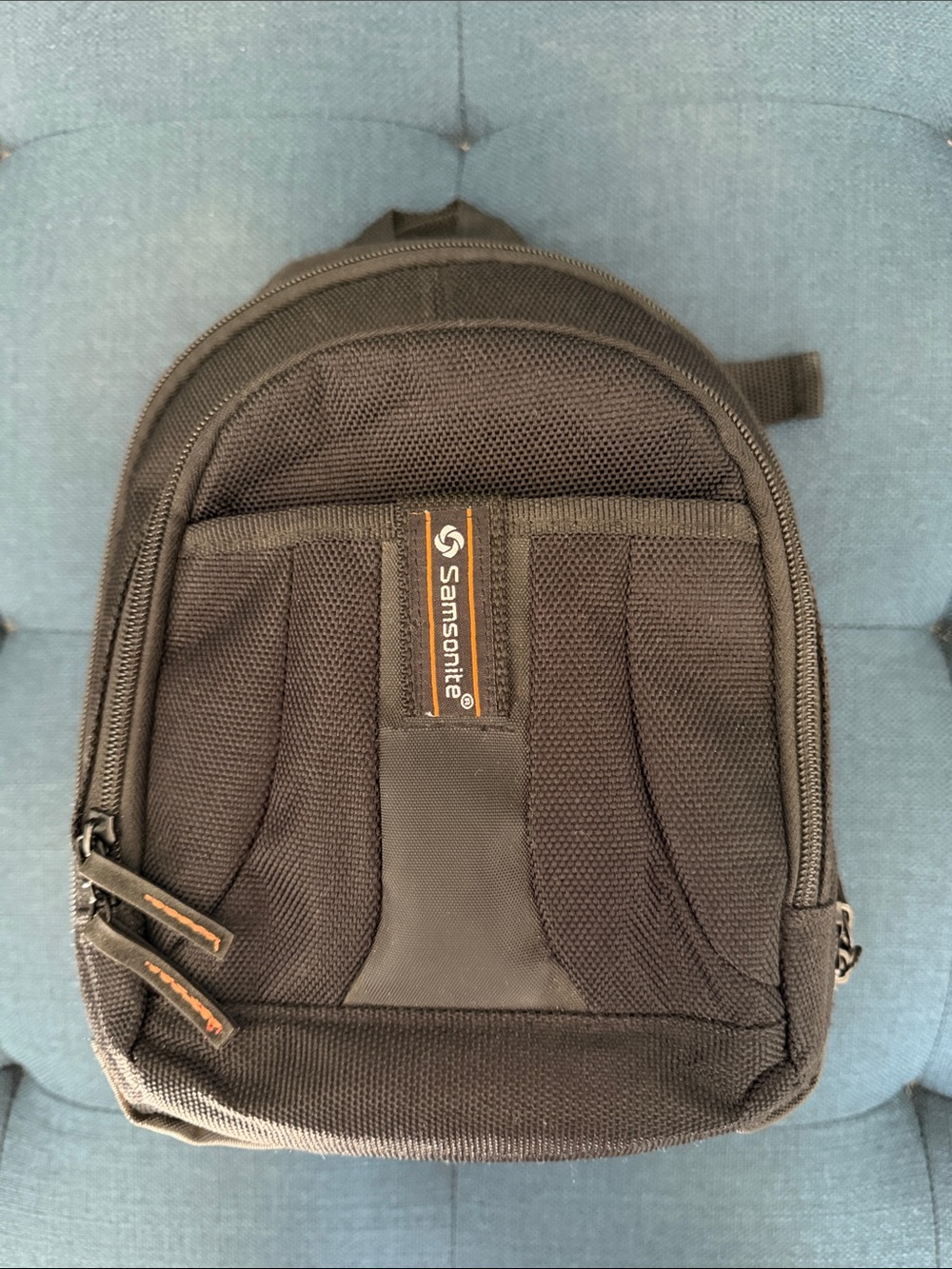 Samsonite Black Mini Backpack Camera electronic storage, multi compartment